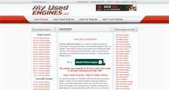 Desktop Screenshot of myusedengines.com